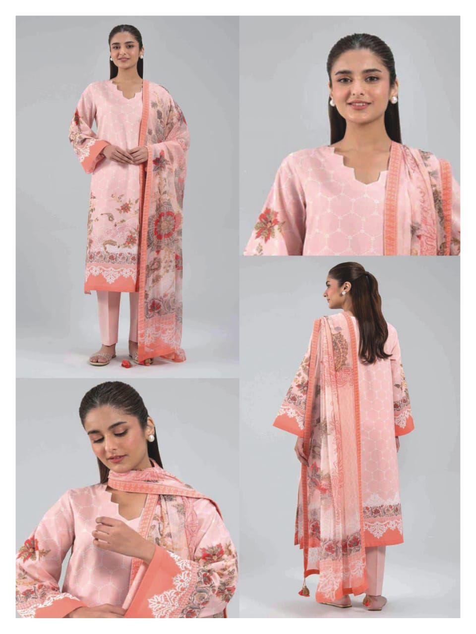 Nishat 3-Pieces Digital Printed Lawn 20 PCS Set