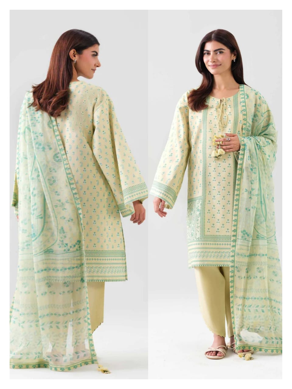 Nishat 3-Pieces Digital Printed Lawn 20 PCS Set