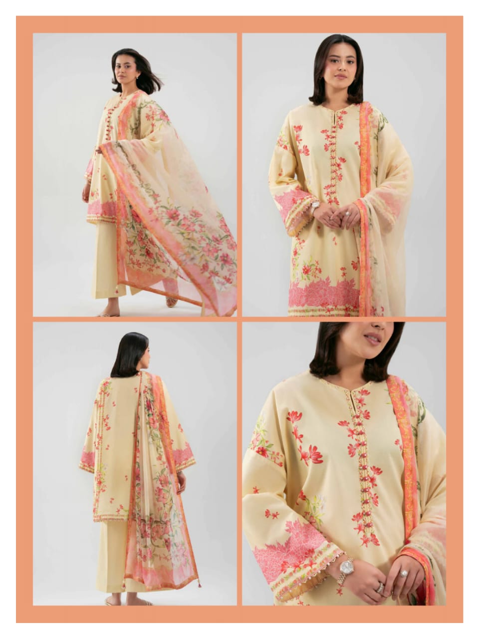 Nishat 3-Pieces Digital Printed Lawn 20 PCS Set