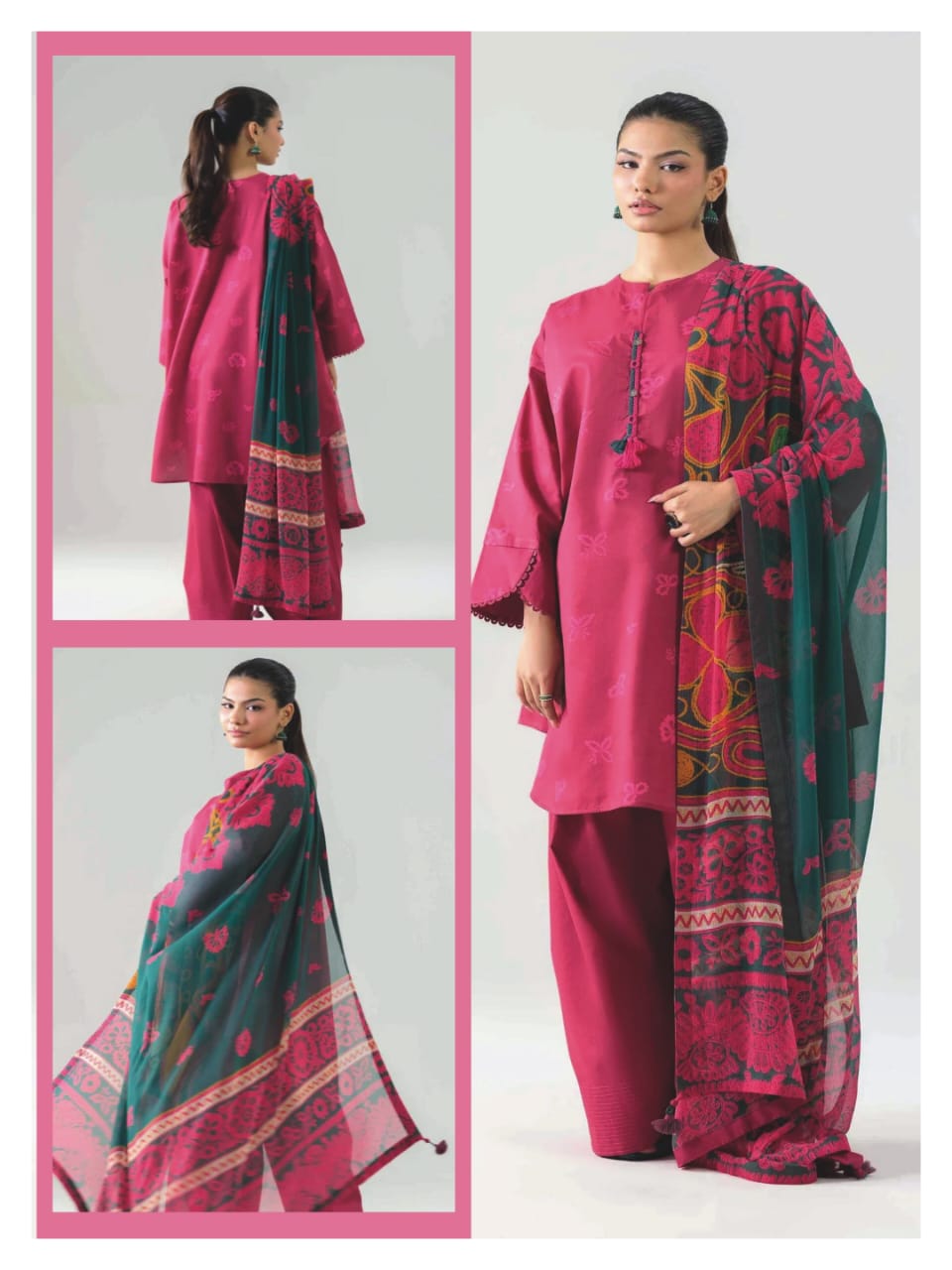 Nishat 3-Pieces Digital Printed Lawn 20 PCS Set
