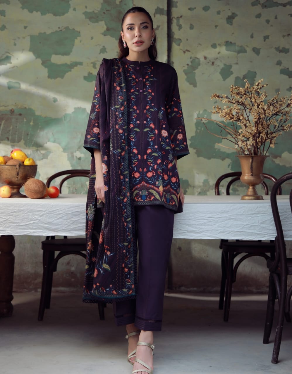 Sahar By Saya 3-Pieces Digital Printed Lawn 10 PCS Set.