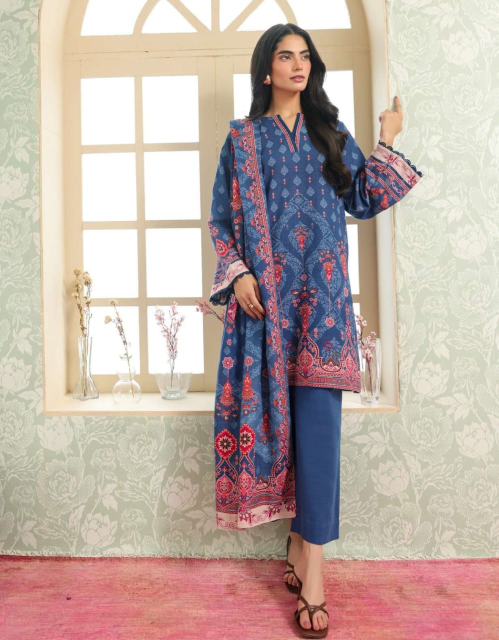 Sahar By Saya 3-Pieces Digital Printed Lawn 10 PCS Set.