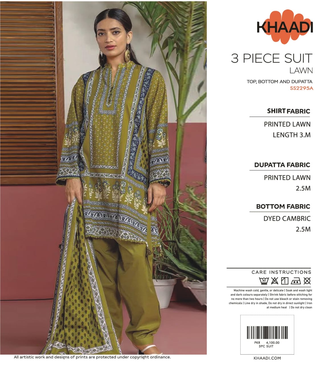 Khaadi Collections 3 peices Lawn Digital Printed, 10 Pcs Set