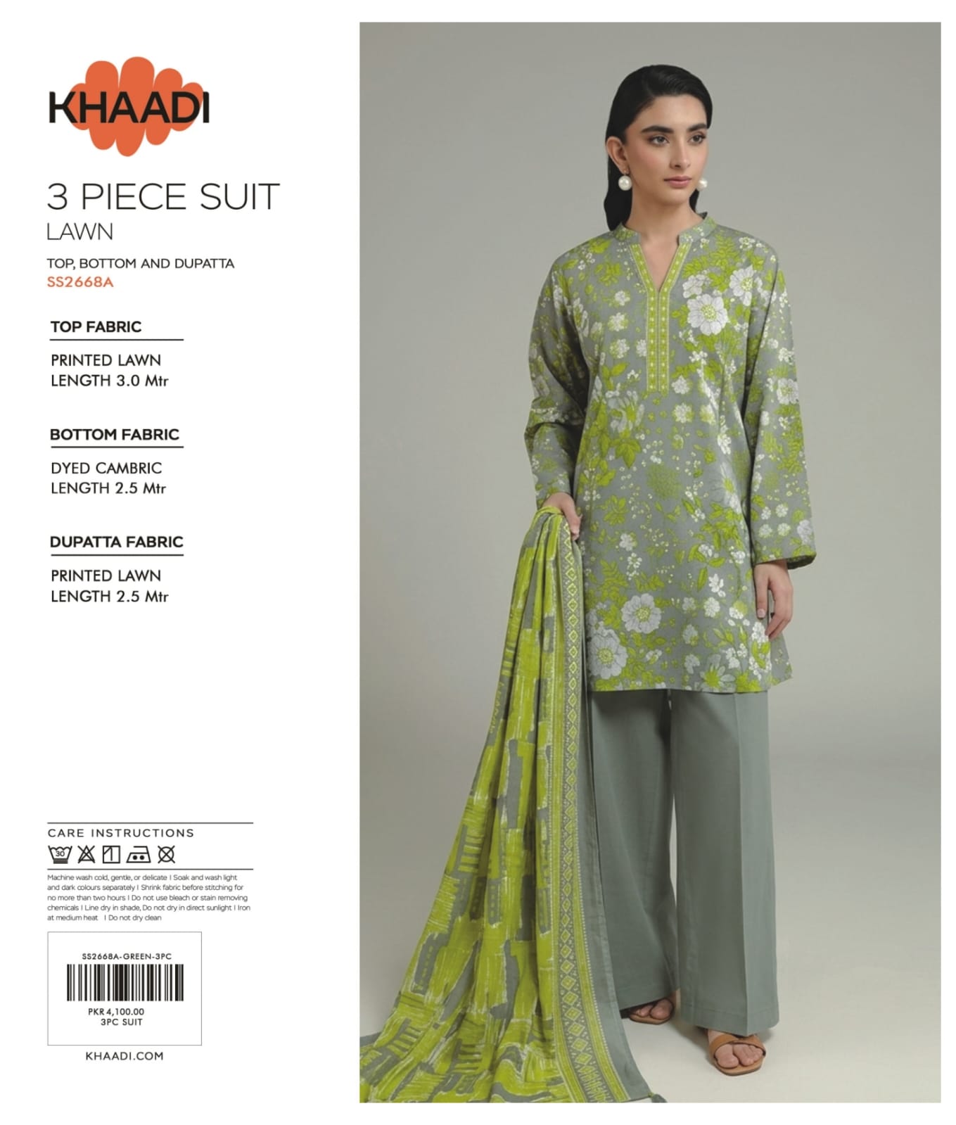 Khaadi Vol 08 3 Peices Digital Printed Lawn 10 Pcs Set