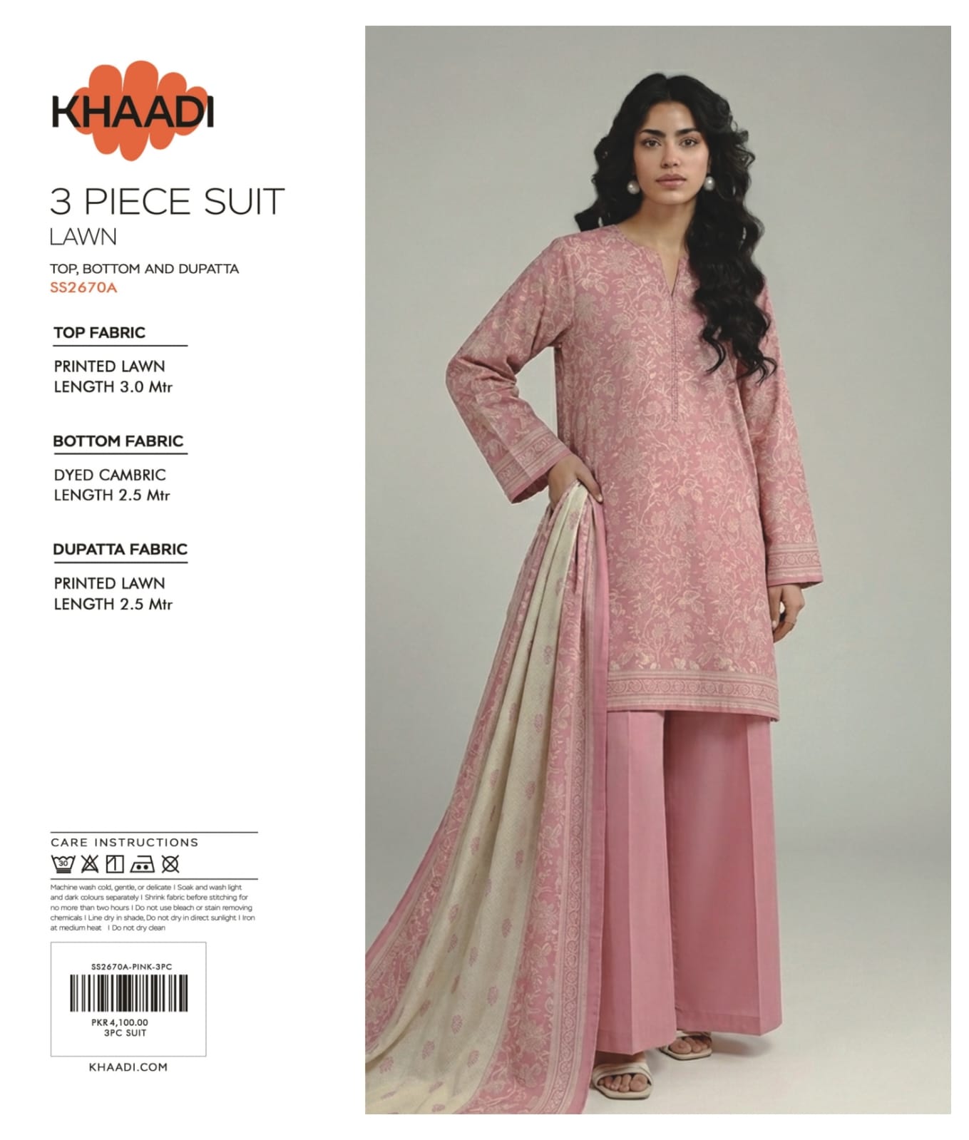 Khaadi Vol 08 3 Peices Digital Printed Lawn 10 Pcs Set