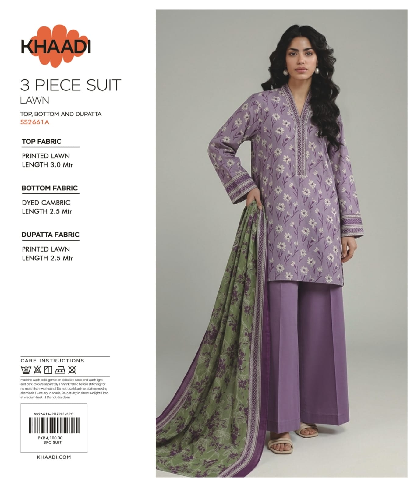 Khaadi Vol 08 3 Peices Digital Printed Lawn 10 Pcs Set