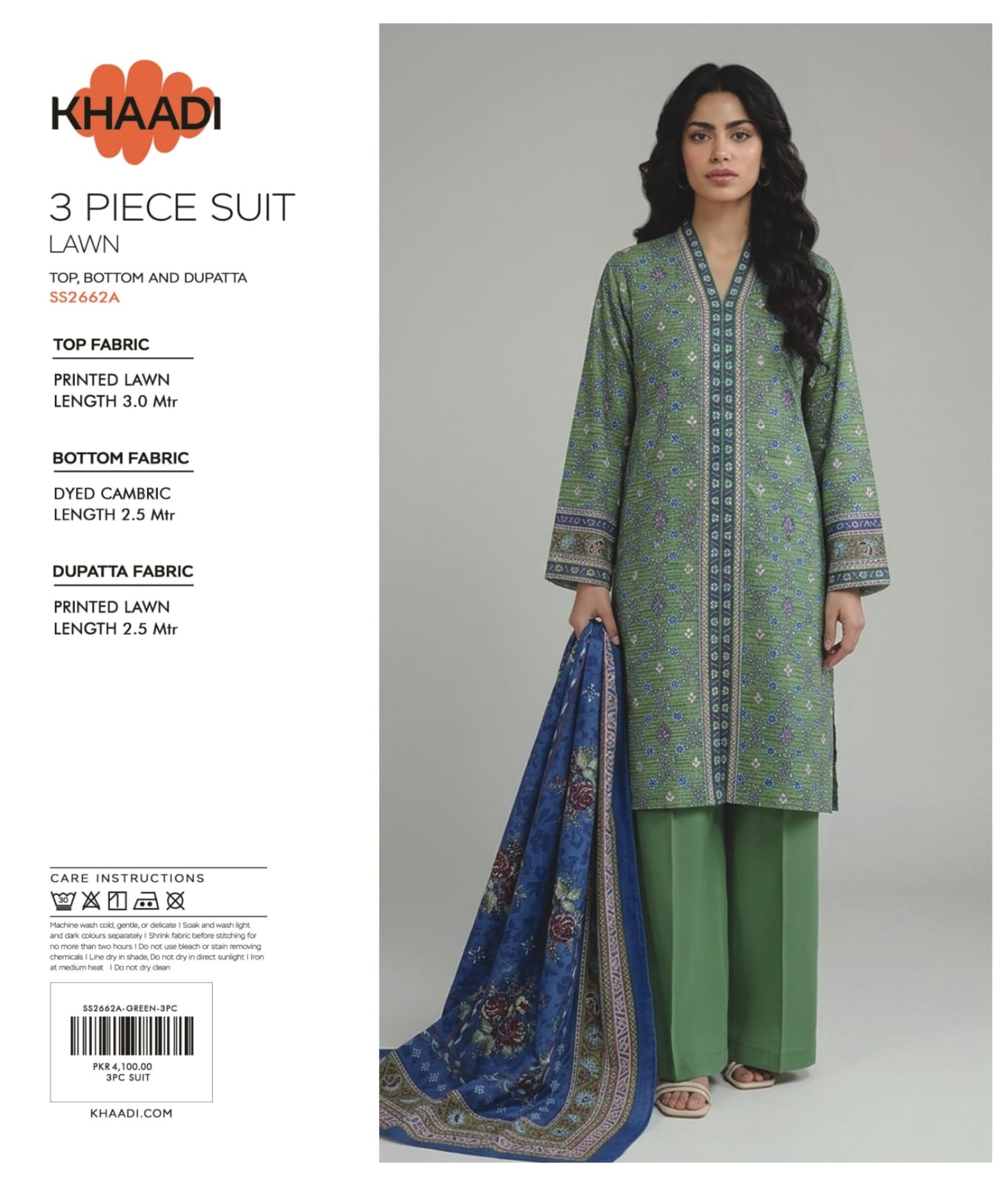 Khaadi Vol 08 3 Peices Digital Printed Lawn 10 Pcs Set