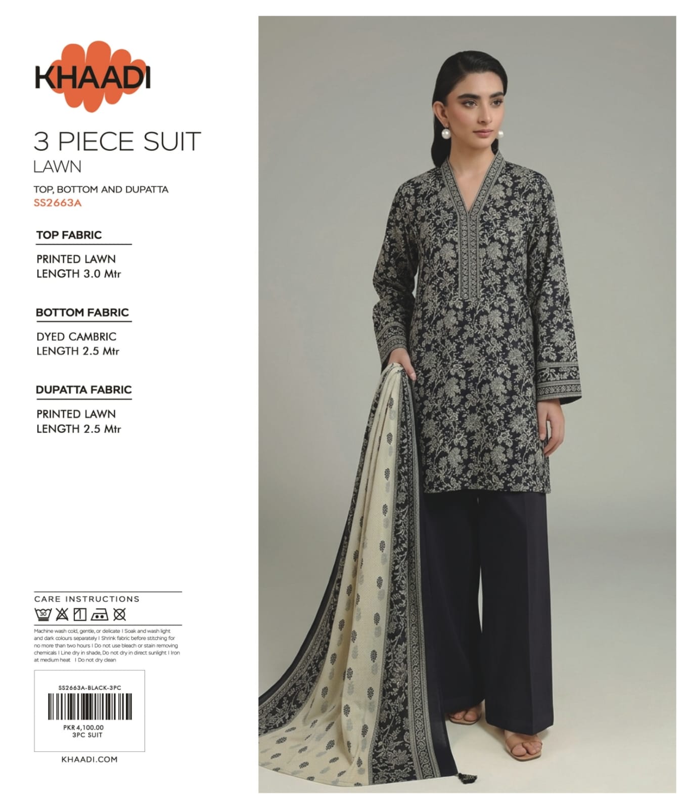 Khaadi Vol 08 3 Peices Digital Printed Lawn 10 Pcs Set