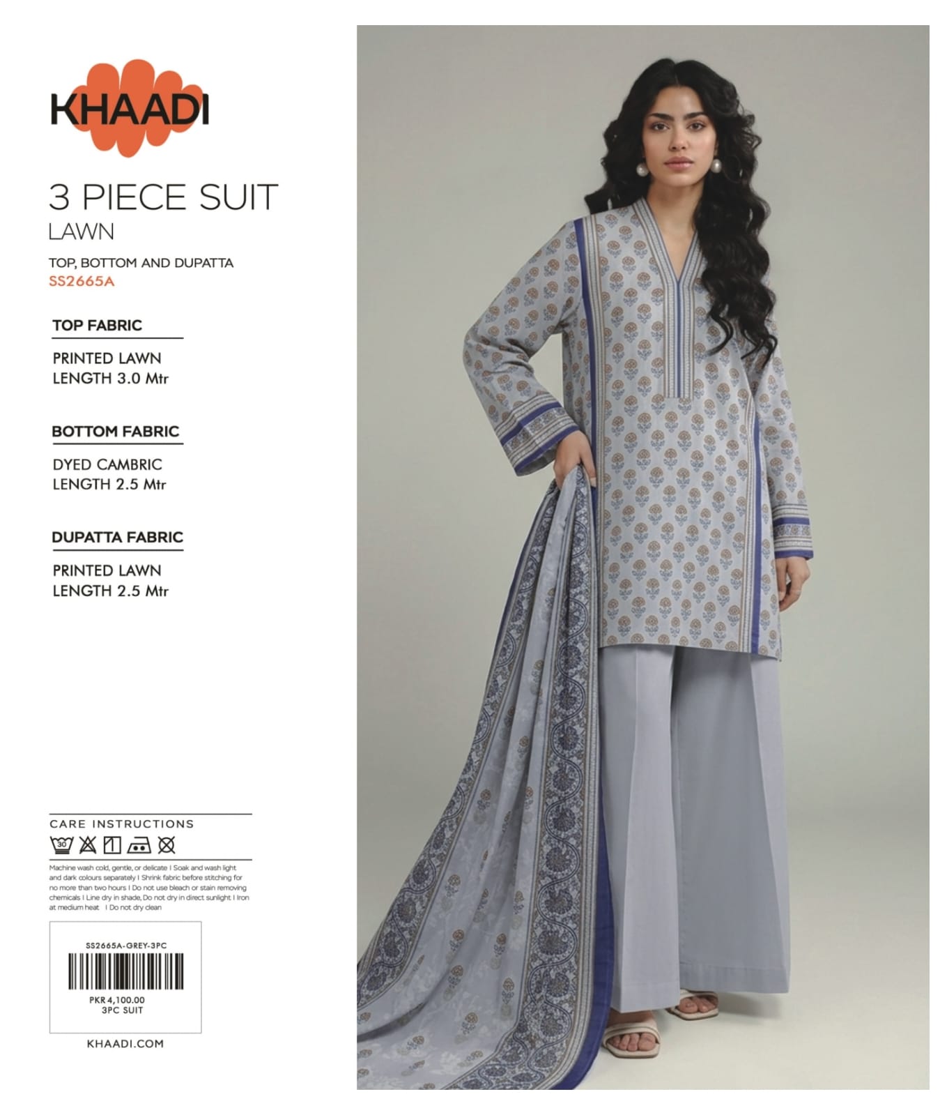 Khaadi Vol 08 3 Peices Digital Printed Lawn 10 Pcs Set
