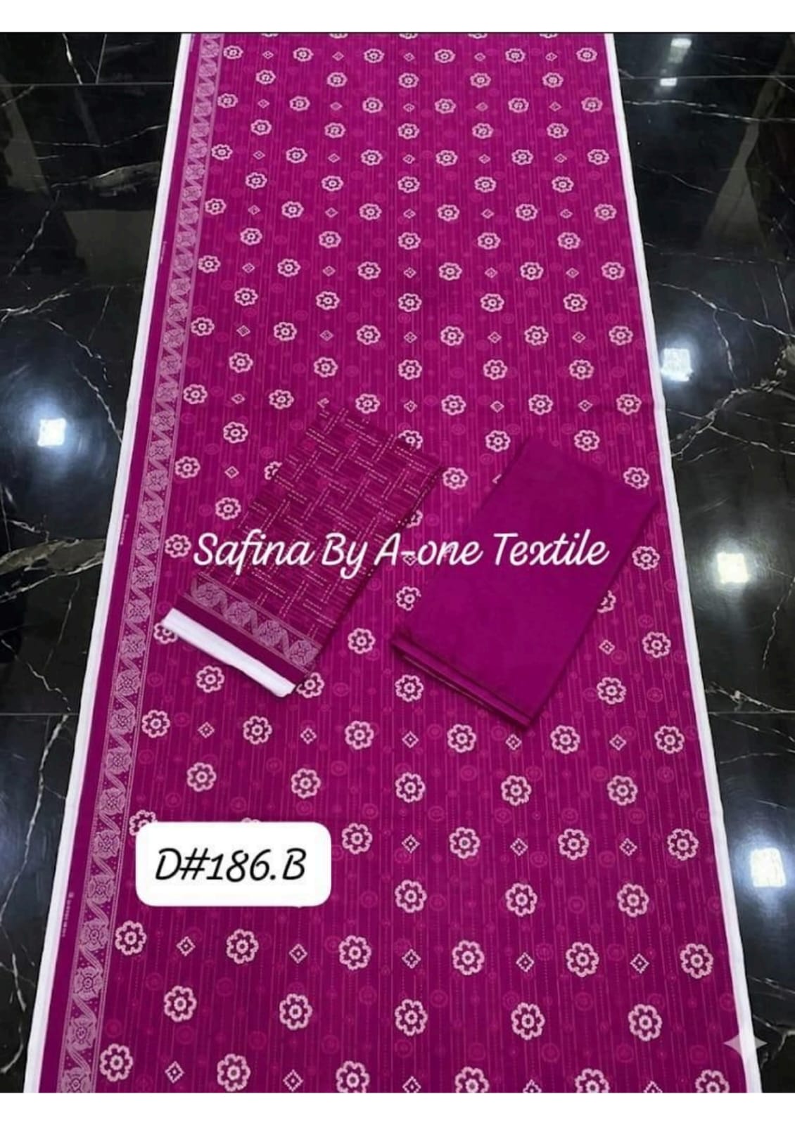Safina Collection 3 Peices Digital Printed Lawn 300 Pcs Sack