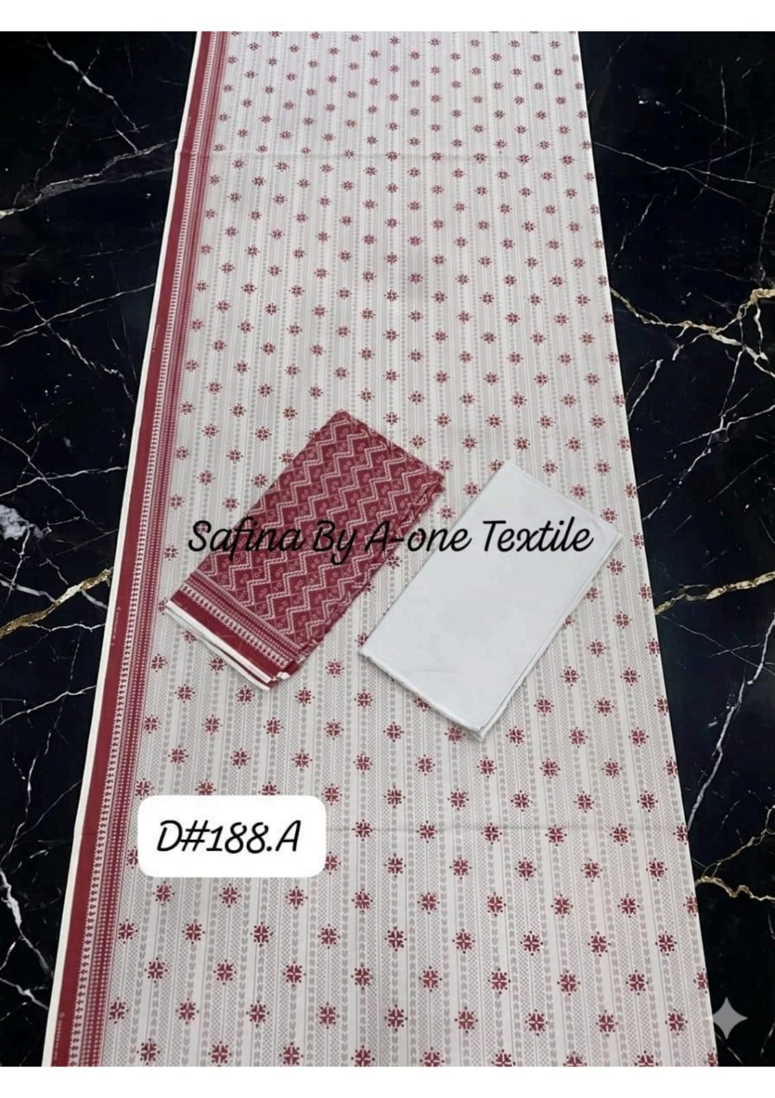 Safina Collection 3 Peices Digital Printed Lawn 300 Pcs Sack